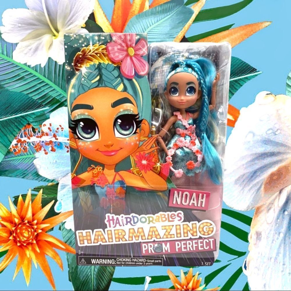 New Hairdorables Hairmazing Prom Perfect Fashion Doll Noah, Multi-Color